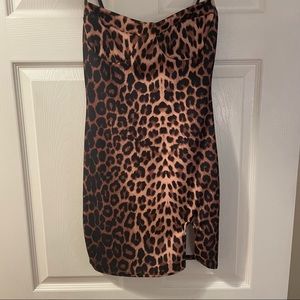 Leopard mini dress
